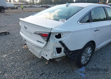 2017 Hyundai Sonata Hybrid Se from USA, damaged, VIN KMHE24L38HA061319